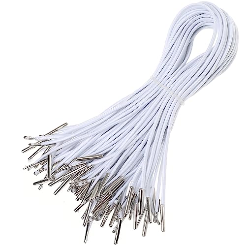 50 Stück Eisenschnalle Elastische Schnur Lanyards für Notebook Augenmasken, Weiß, 50 Stück, Ideal für DIY-Projekte & Notebook Augenmasken Zubehör Herstellung, Eisen Schnalle Elastische Schnur Lanyards 50 Stück Eisenschnalle Elastische Schnur Lanyards für Notebook Augenmasken, Weiß, 50 Stück, Ideal für DIY-Projekte & Notebook Augenmasken Zubehör Herstellung, Eisen Schnalle Elastische Schnur Lanyards von Niltracy