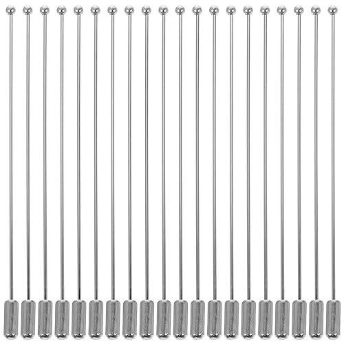 Broschennadel-Verschlüsse, 90 mm Größe mit weißer K-Beschichtung, 20 Stück, ideal für Kleidungsdekoration und Bastelarbeiten, Broschennadel-Verschlüsse, weiß, K, 90 mm von Niltracy