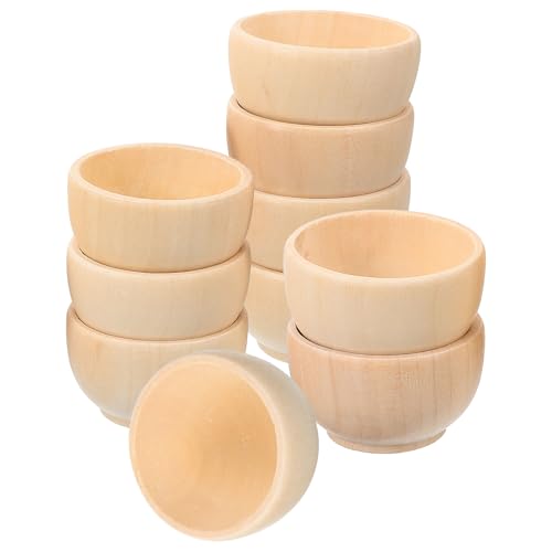DIY Home Decor Ornamente & Kinder-Malspielzeug, natürliche Holzfarbe, Mini-Holzschalen, ideal für Heimdekoration und Kunstaktivitäten für Kinder DIY Home Decor Ornamente & Kinder-Malspielzeug, natürliche Holzfarbe, Mini-Holzschalen, ideal für Heimdekoration und Kunstaktivitäten für Kinder von Niltracy
