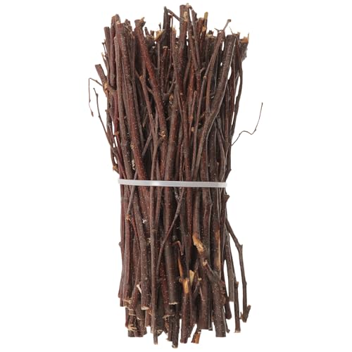 Natürliche trockene Zweige und Zweige, dunkle Kastanienfarbe mit DIY-Kreativität und natürlichem Holzmaterial, ideal für Festival-Dekoration, Waldlandschaft und Obstbaum-Styling von Niltracy