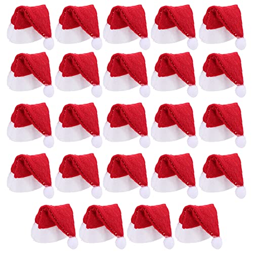 Niltracy Mini-Weihnachtsmütze, Lutscherkappen, rot und weiß, 24 Stück pro Packung, perfekt für Weihnachten, Heimdekoration, Mini-Weihnachtsmütze, Lutschermützen, Rot und Weiß, 24 Stück Niltracy Mini-Weihnachtsmütze, Lutscherkappen, rot und weiß, 24 Stück pro Packung, perfekt für Weihnachten, Heimdekoration, Mini-Weihnachtsmütze, Lutschermützen, Rot und Weiß, 24 Stück von Niltracy