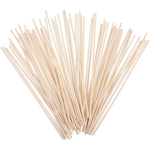 Schilfrohr-Diffusorstäbchen, natürliches Rattan-Material, 3 mm x 20 cm, 100 Stück, ideal für Aromatherapie-Öl-Diffusor, 3 mm x 20 cm, 100 Stück von Niltracy