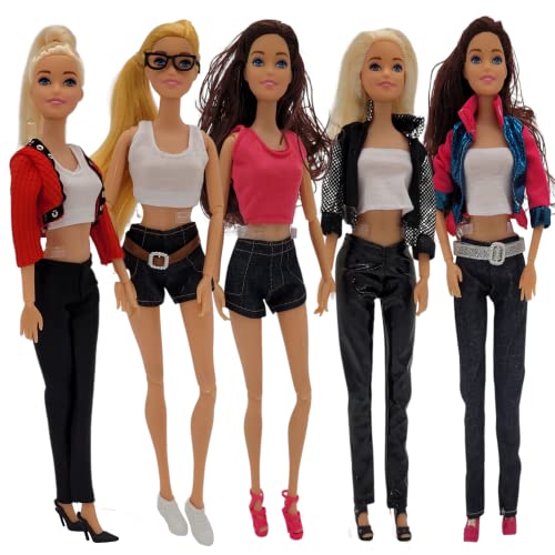 Nimeto 13 Anziehsachen Sets Bekleidung Puppenkleidung 30 cm Kleidung Klamotten 5 Hosen+ 5 Tops + 3 Jacken Puppenzubehör 5 Outfit Kleidung für 30 cm Mädchen Puppen Nimeto 13 Anziehsachen Sets Bekleidung Puppenkleidung 30 cm Kleidung Klamotten 5 Hosen+ 5 Tops + 3 Jacken Puppenzubehör 5 Outfit Kleidung für 30 cm Mädchen Puppen von Nimeto