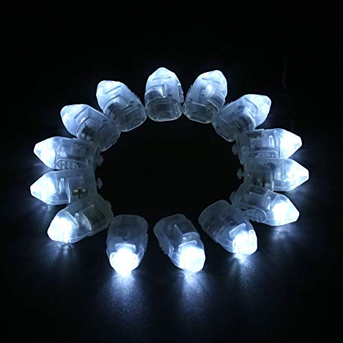 Nimomo LED Ballonlichter, 50 Stück Mini LED Licht Led Kugeln Mini Ballon Lichter Laterne Luftballons Lichter FüLlstoff für Geburtstag Party Hochzeit Dekoration von Nimomo