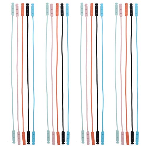 Für universelle, 4set Soft Silicon Elastic Mund -Muffel -Gurtgürtel für medizinische und lehrende Verwendung von NinGYiYan