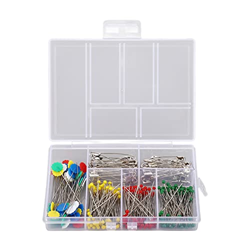 Nähstifte Set - 400pcs Multicolor -Pflaumen- und Glasballkopf für Stoff DIY -Schmuckdekoration Nähstifte Set - 400pcs Multicolor -Pflaumen- und Glasballkopf für Stoff DIY -Schmuckdekoration von NinGYiYan