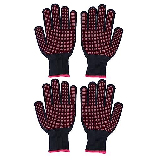 NinGYiYan 2 Paare schneiden resistente Handschuhe Küchengartensicherheitsschutzbeschaffung für Holzschnitzereien (Rosa) von NinGYiYan