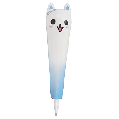 NinGYiYan Dekompression Pen niedlich innovativer Druck Release -Stiftspielzeug für Home Office School (Blaue Katze) von NinGYiYan