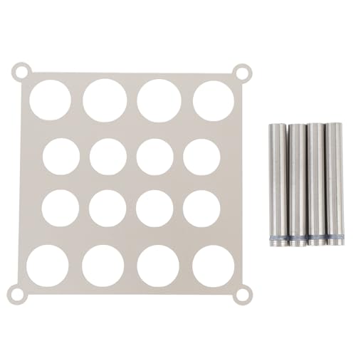 Ningyiyan, für Silicon International Schachmodelle, Schachstückshalter mit 4 Beinen, Foursquare Metal Stand, robuste Metallkonstruktion, für die Schachstückschöpfung, Unterkunft von NinGYiYan