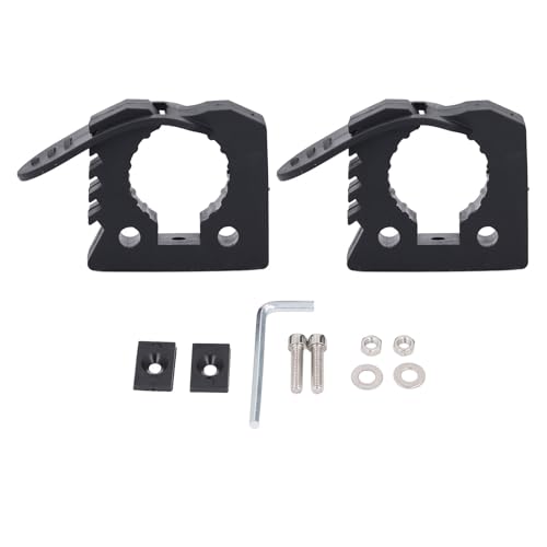 Ningyiyan für LKWs für UTV für ATV, 1 Paar Schnellfreisetzungs -Gummi -Klemm -Montage -Halterungsschaufelhalter für Offroad -Indoor -Gebrauch, 3-4 cm Werkzeuge von NinGYiYan