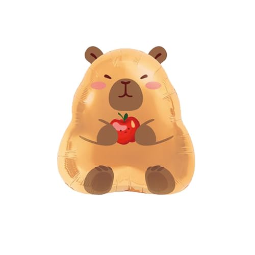 Nine San Capybara Luftballons Cartoon Capybara Folienballon Kinderparty Dekoration Geburtstagsfeier Party Ballons von Nine san