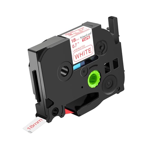 NineLeaf 1 Packung Ersatz für Brother P-Touch TZe-242 TZe242 TZ242 AZe 18mm 0.7'' 8m Laminiertes Rot auf Weiß Schriftband Bänder für Ptouch PT-D600 D600VP E500VP E550W E550WVP Beschriftungsgerät NineLeaf 1 Packung Ersatz für Brother P-Touch TZe-242 TZe242 TZ242 AZe 18mm 0.7'' 8m Laminiertes Rot auf Weiß Schriftband Bänder für Ptouch PT-D600 D600VP E500VP E550W E550WVP Beschriftungsgerät von NineLeaf