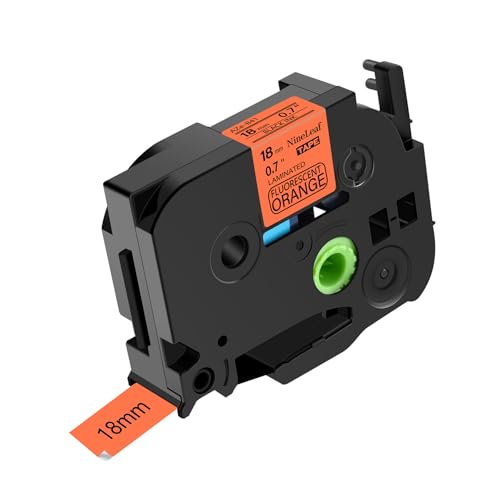 NineLeaf 1 x Ersatz für Brother P-Touch TZe-B41 TZ-B41 TZeB41 TZB41 AZe 18mm 0.7'' Bänder Laminiertes Schwarz auf fluo Orange Schriftband Kassette für Ptouch PT-2200 2210 2300 Beschriftungsgerät NineLeaf 1 x Ersatz für Brother P-Touch TZe-B41 TZ-B41 TZeB41 TZB41 AZe 18mm 0.7'' Bänder Laminiertes Schwarz auf fluo Orange Schriftband Kassette für Ptouch PT-2200 2210 2300 Beschriftungsgerät von NineLeaf