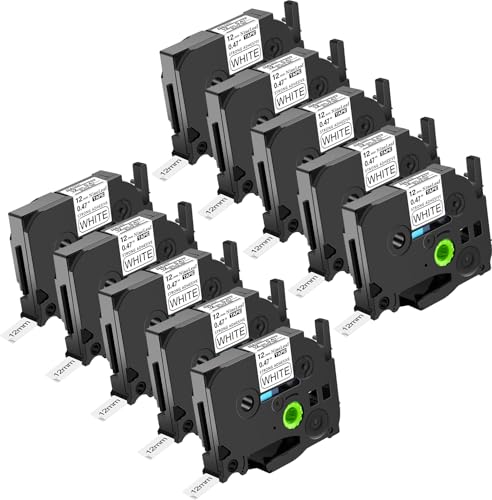 NineLeaf 10 Packung Ersatz für Brother P-Touch TZe-S231 TZeS231 TZS231 AZe 12mm 0.47'' Extra-Stark Klebend Laminiert Schwarz auf weiß Etikettenband für Ptouch PT-D200BT D200DA Beschriftungsgerät NineLeaf 10 Packung Ersatz für Brother P-Touch TZe-S231 TZeS231 TZS231 AZe 12mm 0.47'' Extra-Stark Klebend Laminiert Schwarz auf weiß Etikettenband für Ptouch PT-D200BT D200DA Beschriftungsgerät von NineLeaf