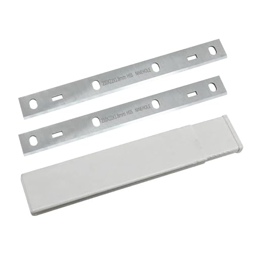 Ninehole 2 Stück HSS Hobelmesser 210mm, 210mm Hobelmesserblätter Passend Für Hobelmaschine Holzbearbeitungsmaschinen, 210 x 22x 1,8mm Ninehole 2 Stück HSS Hobelmesser 210mm, 210mm Hobelmesserblätter Passend Für Hobelmaschine Holzbearbeitungsmaschinen, 210 x 22x 1,8mm von Ninehole