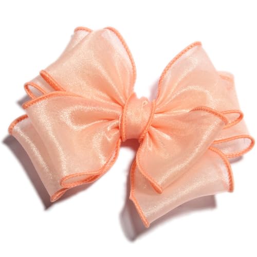 NingPower 10 Stück Organza Schleifen 13cm Große Schleife für Basteln, Nähen, Haarspangenherstellung, Bekleidungszubehör NingPower 10 Stück Organza Schleifen 13cm Große Schleife für Basteln, Nähen, Haarspangenherstellung, Bekleidungszubehör von NingPower