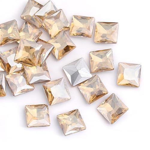NingPower 100 Stück Quadratische Glas Strasssteine Künstlicher Kristall Edelsteine mit Spitzer Unterseite, Geeignet für Kunsthandwerk Projekte, Aufnähen, 10mm NingPower 100 Stück Quadratische Glas Strasssteine Künstlicher Kristall Edelsteine mit Spitzer Unterseite, Geeignet für Kunsthandwerk Projekte, Aufnähen, 10mm von NingPower