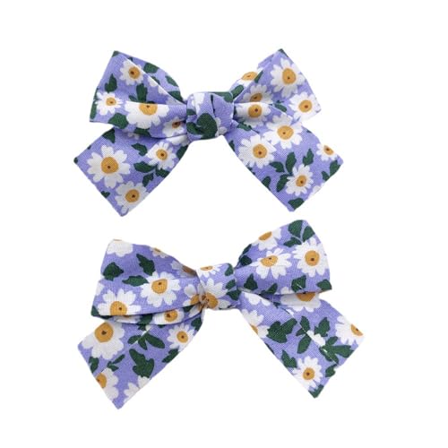 NingPower 15 Stück Schleifen mit Blumenmuster, 7cm Stoff Schleife für Basteln, Nähen, Herstellen Von Haarspangen, Bekleidungszubehör, Lila NingPower 15 Stück Schleifen mit Blumenmuster, 7cm Stoff Schleife für Basteln, Nähen, Herstellen Von Haarspangen, Bekleidungszubehör, Lila von NingPower
