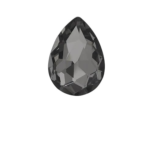 NingPower 150 Stück Tropfenförmige Glas Strasssteine Spitze Unterseite Künstliche Kristallsteine für Kunsthandwerksprojekte, Nähzubehör, Grau, 4mm × 6mm NingPower 150 Stück Tropfenförmige Glas Strasssteine Spitze Unterseite Künstliche Kristallsteine für Kunsthandwerksprojekte, Nähzubehör, Grau, 4mm × 6mm von NingPower