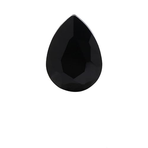 NingPower 150 Stück Tropfenförmige Glas Strasssteine Spitze Unterseite Künstliche Kristallsteine für Kunsthandwerksprojekte, Nähzubehör, Schwarz, 4mm × 6mm NingPower 150 Stück Tropfenförmige Glas Strasssteine Spitze Unterseite Künstliche Kristallsteine für Kunsthandwerksprojekte, Nähzubehör, Schwarz, 4mm × 6mm von NingPower