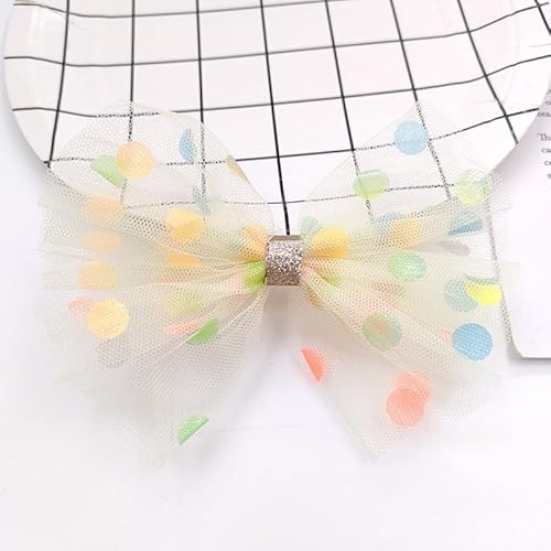 NingPower 20 Stück Bunte Runde Punkte Schleifen 12cm Großer Schleife für Basteln, Nähen, Haarspangenherstellung, Bekleidungszubehör, Hellgelb NingPower 20 Stück Bunte Runde Punkte Schleifen 12cm Großer Schleife für Basteln, Nähen, Haarspangenherstellung, Bekleidungszubehör, Hellgelb von NingPower