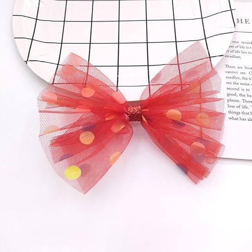 NingPower 20 Stück Bunte Runde Punkte Schleifen 12cm Großer Schleife für Basteln, Nähen, Haarspangenherstellung, Bekleidungszubehör, Rot NingPower 20 Stück Bunte Runde Punkte Schleifen 12cm Großer Schleife für Basteln, Nähen, Haarspangenherstellung, Bekleidungszubehör, Rot von NingPower