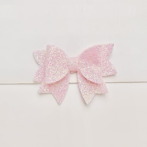 NingPower 20 Stück Doppellagige Pailletten Schleifen Süßer Schleife für Basteln, Nähen, Herstellen Von Haarspangen, Bekleidungszubehör, Rosa NingPower 20 Stück Doppellagige Pailletten Schleifen Süßer Schleife für Basteln, Nähen, Herstellen Von Haarspangen, Bekleidungszubehör, Rosa von NingPower