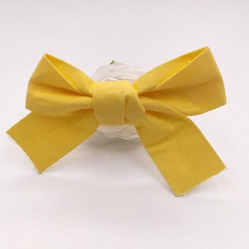NingPower 20 Stück Einfarbige Schleifen 7cm Schleife für Basteln, Nähen, Haarspangenherstellung, Bekleidungszubehör, Gelb NingPower 20 Stück Einfarbige Schleifen 7cm Schleife für Basteln, Nähen, Haarspangenherstellung, Bekleidungszubehör, Gelb von NingPower