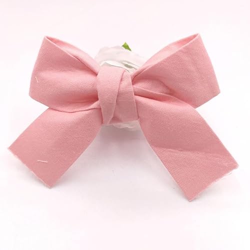 NingPower 20 Stück Einfarbige Schleifen 7cm Schleife für Basteln, Nähen, Haarspangenherstellung, Bekleidungszubehör, Rosa NingPower 20 Stück Einfarbige Schleifen 7cm Schleife für Basteln, Nähen, Haarspangenherstellung, Bekleidungszubehör, Rosa von NingPower