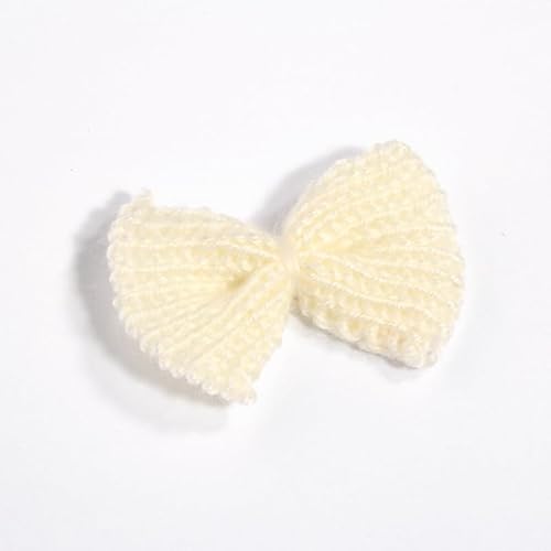 NingPower 20 Stück Gestrickte Schleifen 5cm, Kleiner Schleife für Basteln, Nähen, Haarspangenherstellung, Bekleidungszubehör NingPower 20 Stück Gestrickte Schleifen 5cm, Kleiner Schleife für Basteln, Nähen, Haarspangenherstellung, Bekleidungszubehör von NingPower