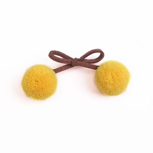 NingPower 20 Stück Haarkugel Schleifen Süßer Kleiner Schleife für Basteln, Nähen, Haarspangenherstellung, Bekleidungszubehör, Gelb NingPower 20 Stück Haarkugel Schleifen Süßer Kleiner Schleife für Basteln, Nähen, Haarspangenherstellung, Bekleidungszubehör, Gelb von NingPower