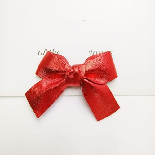 NingPower 20 Stück Kunstleder Schleifen 8cm Schleife für Basteln Nähen Haarspangenherstellung Bekleidungszubehör Rot NingPower 20 Stück Kunstleder Schleifen 8cm Schleife für Basteln Nähen Haarspangenherstellung Bekleidungszubehör Rot von NingPower