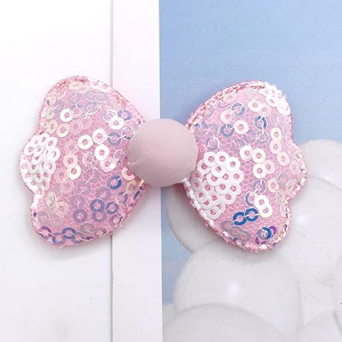 NingPower 20 Stück Pailletten Schleifen 6cm Schleife für Basteln, Nähen, Haarspangenherstellung, Bekleidungszubehör NingPower 20 Stück Pailletten Schleifen 6cm Schleife für Basteln, Nähen, Haarspangenherstellung, Bekleidungszubehör von NingPower