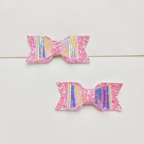 NingPower 20 Stück Rosa Pailletten Schleifen Süßer Schleife für Basteln, Nähen, Haarspangenherstellung, Bekleidungszubehör NingPower 20 Stück Rosa Pailletten Schleifen Süßer Schleife für Basteln, Nähen, Haarspangenherstellung, Bekleidungszubehör von NingPower