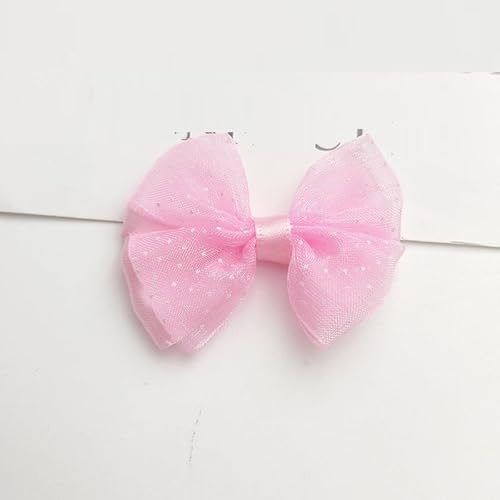 NingPower 20 Stück Runde Punkte Schleifen 5cm Kleiner Schleife für Basteln, Nähen, Haarspangenherstellung, Bekleidungszubehör, Rosa NingPower 20 Stück Runde Punkte Schleifen 5cm Kleiner Schleife für Basteln, Nähen, Haarspangenherstellung, Bekleidungszubehör, Rosa von NingPower