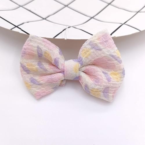 NingPower 20 Stück Runde Schleifen mit Punktemuster, 6cm Chiffon Schleife für Basteln, Nähen, Herstellen Von Haarspangen, Bekleidungszubehör, Hellrosa NingPower 20 Stück Runde Schleifen mit Punktemuster, 6cm Chiffon Schleife für Basteln, Nähen, Herstellen Von Haarspangen, Bekleidungszubehör, Hellrosa von NingPower