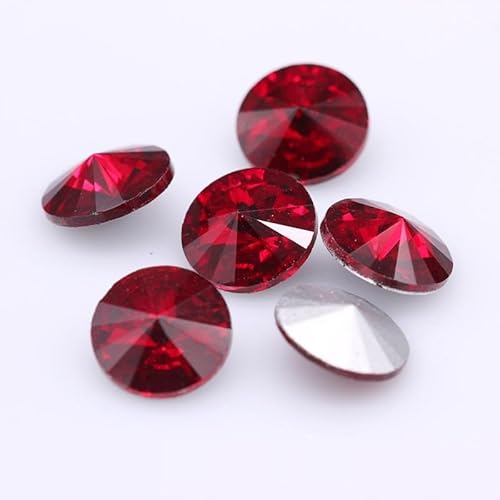 NingPower 200 Stück Runde Glas Strasssteine Künstlicher Kristall Edelsteine mit Spitzer Unterseite, Geeignet für Kunsthandwerk Projekte, Aufnähen, 6mm, Rot NingPower 200 Stück Runde Glas Strasssteine Künstlicher Kristall Edelsteine mit Spitzer Unterseite, Geeignet für Kunsthandwerk Projekte, Aufnähen, 6mm, Rot von NingPower