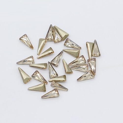 NingPower 40 Stück Dreieckige Strasssteine Flache Rückseite Künstlicher Kristallstein, Geeignet für Kunsthandwerk Projekte, Aufnähen, 4mm X 8mm NingPower 40 Stück Dreieckige Strasssteine Flache Rückseite Künstlicher Kristallstein, Geeignet für Kunsthandwerk Projekte, Aufnähen, 4mm X 8mm von NingPower