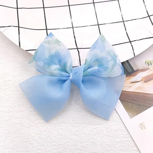 NingPower 50 Stück Schleifen mit Tulpenmuster, Blumenschleife für Basteln, Nähen, Herstellen Von Haarspangen, Bekleidungszubehör, Blau NingPower 50 Stück Schleifen mit Tulpenmuster, Blumenschleife für Basteln, Nähen, Herstellen Von Haarspangen, Bekleidungszubehör, Blau von NingPower