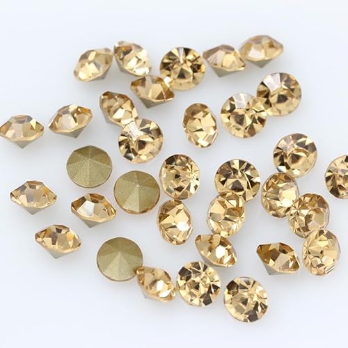 NingPower 570 Stück 6,5mm Runde Glas Strasssteine Künstlicher Kristall Edelsteine mit Spitzer Unterseite, Geeignet für Kunsthandwerk Projekte, Aufnähen NingPower 570 Stück 6,5mm Runde Glas Strasssteine Künstlicher Kristall Edelsteine mit Spitzer Unterseite, Geeignet für Kunsthandwerk Projekte, Aufnähen von NingPower