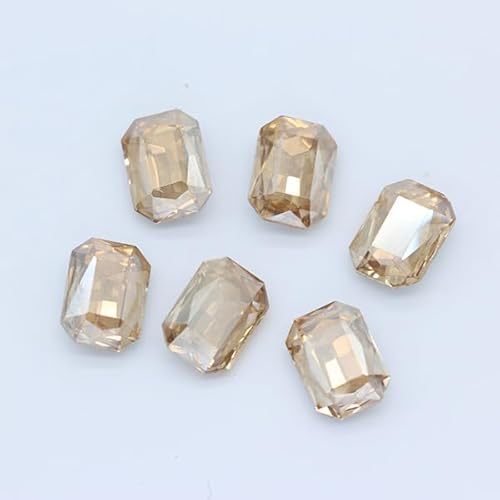 NingPower 80 Stück Achteckige Rechteckige Strasssteine Mehrere Facetten Spitze Unterseite Künstlicher Kristall Edelsteine, Geeignet für Kunsthandwerk Projekte, Aufnähen, 8mm X 10mm NingPower 80 Stück Achteckige Rechteckige Strasssteine Mehrere Facetten Spitze Unterseite Künstlicher Kristall Edelsteine, Geeignet für Kunsthandwerk Projekte, Aufnähen, 8mm X 10mm von NingPower