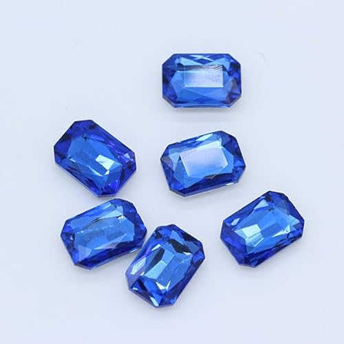 NingPower 80 Stück Achteckige Rechteckige Strasssteine Mehrere Facetten Spitze Unterseite Künstlicher Kristall Edelsteine, Geeignet für Kunsthandwerk Projekte, Aufnähen, Blau, 8mm X 10mm NingPower 80 Stück Achteckige Rechteckige Strasssteine Mehrere Facetten Spitze Unterseite Künstlicher Kristall Edelsteine, Geeignet für Kunsthandwerk Projekte, Aufnähen, Blau, 8mm X 10mm von NingPower