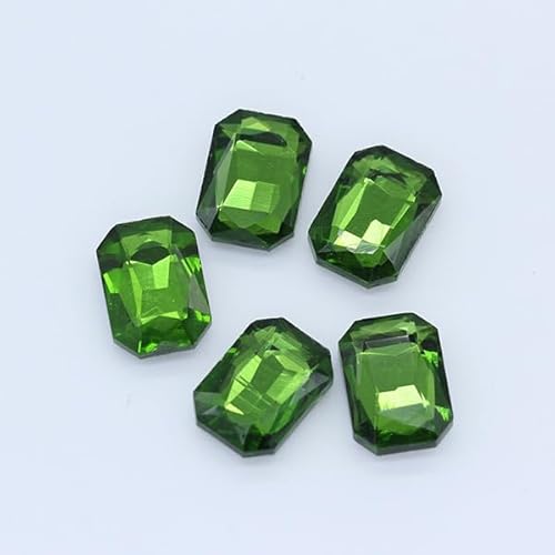 NingPower 80 Stück Achteckige Rechteckige Strasssteine Mehrere Facetten Spitze Unterseite Künstlicher Kristall Edelsteine, Geeignet für Kunsthandwerk Projekte, Aufnähen, Dunkelgrün, 6mm X 8mm NingPower 80 Stück Achteckige Rechteckige Strasssteine Mehrere Facetten Spitze Unterseite Künstlicher Kristall Edelsteine, Geeignet für Kunsthandwerk Projekte, Aufnähen, Dunkelgrün, 6mm X 8mm von NingPower