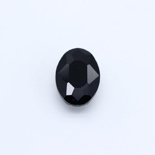 NingPower 80 Stück Ovale Strasssteine Mehrere Facetten Spitze Unterseite Künstlicher Kristall Edelsteine, Geeignet für Kunsthandwerk Projekte, Aufnähen, 10mm X 14mm, Schwarz NingPower 80 Stück Ovale Strasssteine Mehrere Facetten Spitze Unterseite Künstlicher Kristall Edelsteine, Geeignet für Kunsthandwerk Projekte, Aufnähen, 10mm X 14mm, Schwarz von NingPower