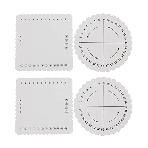Niniang 4 Stück runde Makramee-Scheiben, geflochten, Kordel mit Kette, Armband, Handarbeit, Scheibe, Bastelmaterial Niniang 4 Stück runde Makramee-Scheiben, geflochten, Kordel mit Kette, Armband, Handarbeit, Scheibe, Bastelmaterial von Niniang