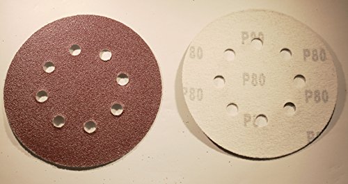 50 Blatt Klett Haft Schleifscheiben Exenter Schleifpapier Ø125 mm - Körnung 80 50 Blatt Klett Haft Schleifscheiben Exenter Schleifpapier Ø125 mm - Körnung 80 von Nintendo