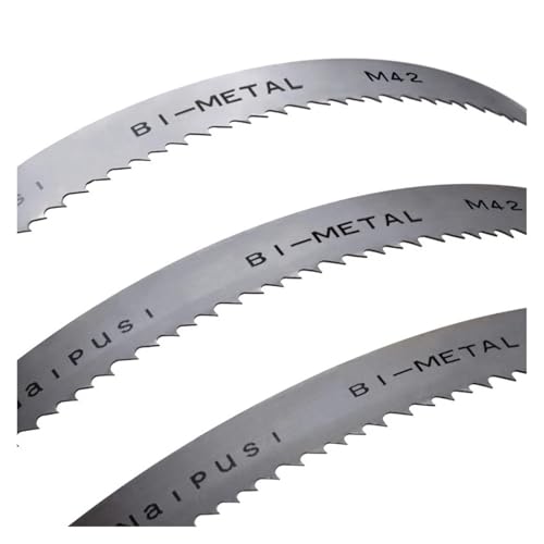 1 Stück Bandsägeblatt 2730/3010/2450/2908/3352/3505/3642/3810 mm x 27 mm x 0,9 mm Bimetall-Bandsäge for Schneiden von Metall 1" x 0,035"(6 and 10 tpi,3505mm) von Nintens