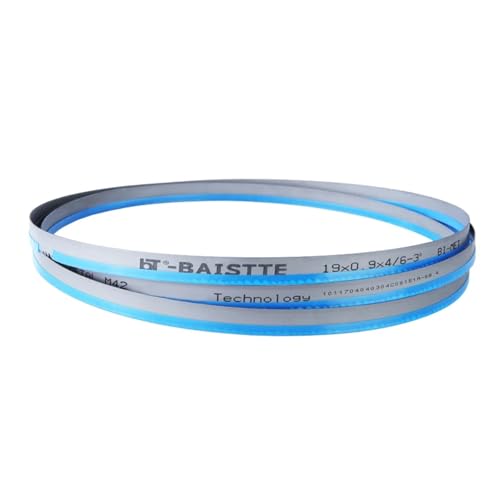 1 stück Bandsägeblatt Länge 1500-5000mm X 19mm 0,9mm Oder .75 "x 0.035" Bi-metall Bandsägeblätter for Metall Schneiden(5 and 8 tpi,3600) von Nintens