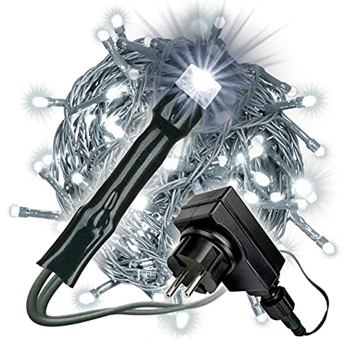 Nipach GmbH 200er LED Lichterkette weiß für Innen Aussen grünes Kabel Weihnachtsbeleuchtung Weihnachtsdeko Festdeko Partydeko Partylichter wasserfest Xmas Nipach GmbH 200er LED Lichterkette weiß für Innen Aussen grünes Kabel Weihnachtsbeleuchtung Weihnachtsdeko Festdeko Partydeko Partylichter wasserfest Xmas von Nipach GmbH