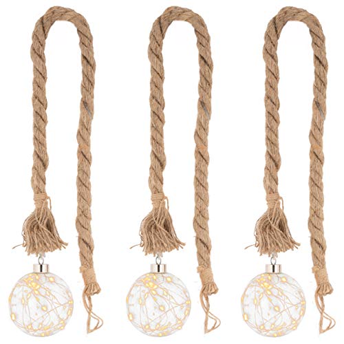 Nipach GmbH 3er Set LED Dekoleuchte „Kugel“ am Seil 20 LED warm weiß Glasfarbe klar Batterie Timer Weihnachtsdeko Deko-Seil Deko-Kugel Leuchtkugel Xmas Nipach GmbH 3er Set LED Dekoleuchte „Kugel“ am Seil 20 LED warm weiß Glasfarbe klar Batterie Timer Weihnachtsdeko Deko-Seil Deko-Kugel Leuchtkugel Xmas von Nipach GmbH